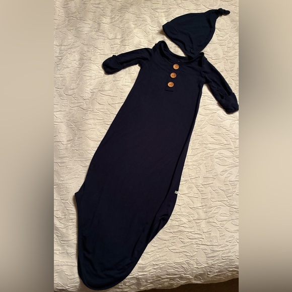 Caden Lane Midnight Blue Kids Sleep Sack with Hat - Picture 1 of 8